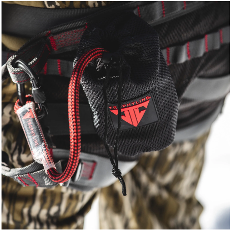 GREY ROUND ACCESSORY POUCH