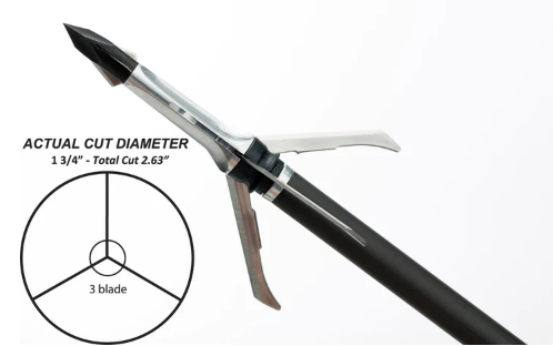 RAZORTIP MECHANICAL BROADHEADS 1913 RAZORTIP 125GR (3PK)