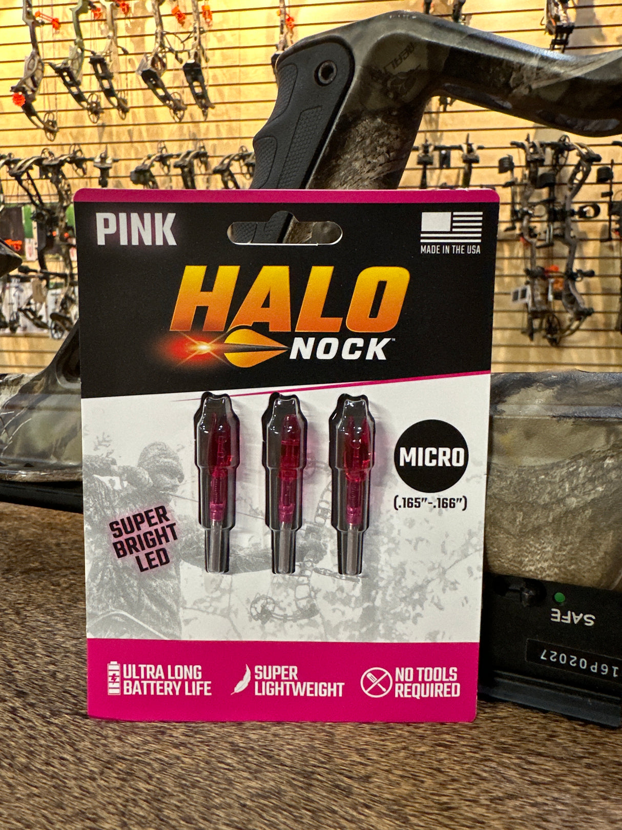Halo Nock Lighted Nock Micro Fit Pink