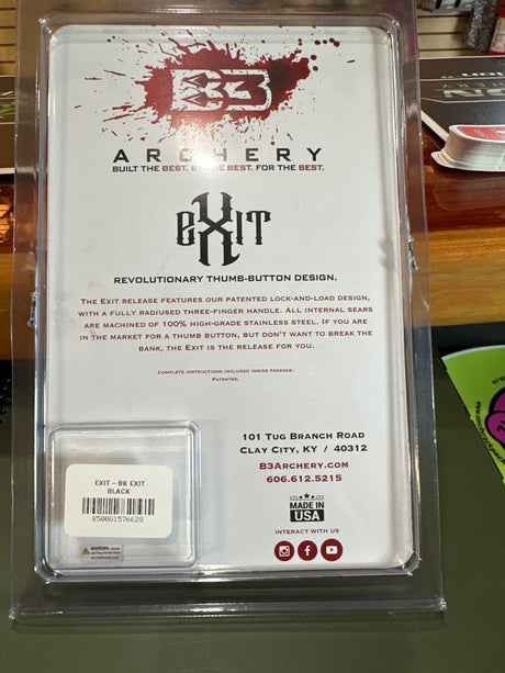 B3 Archery Exit Release