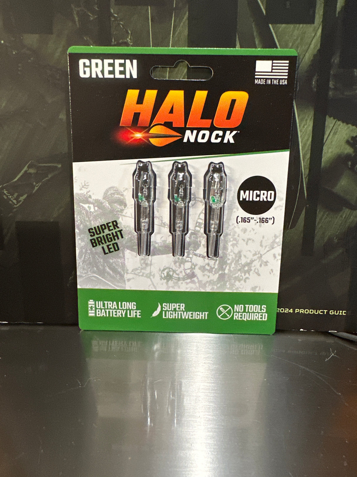 Halo Nock Lighted Nock Micro Fit Green