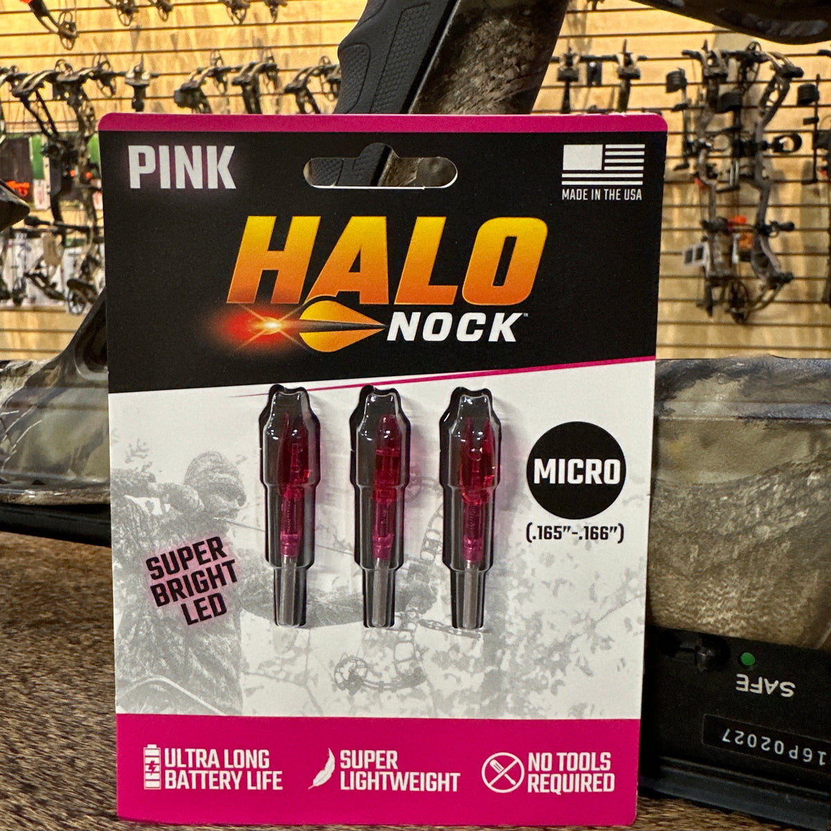 Halo Lighted Nock Micro Fit – Pink – Gobbler's Lodge