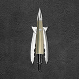 Beast Broadheads 2.3'' Two-Blade Mechanical Broadheads 100 Grain (2 Pack + PRACTICE)